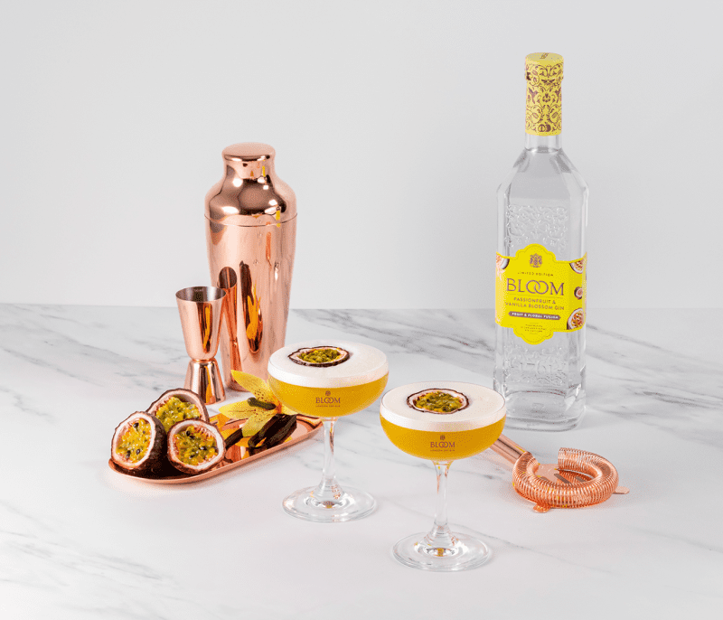 Bloom passionfruit and vanilla blossom gin 10