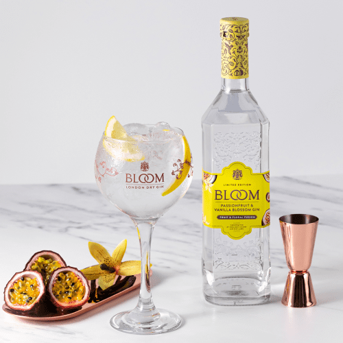 Bloom passionfruit and vanilla blossom gin 22