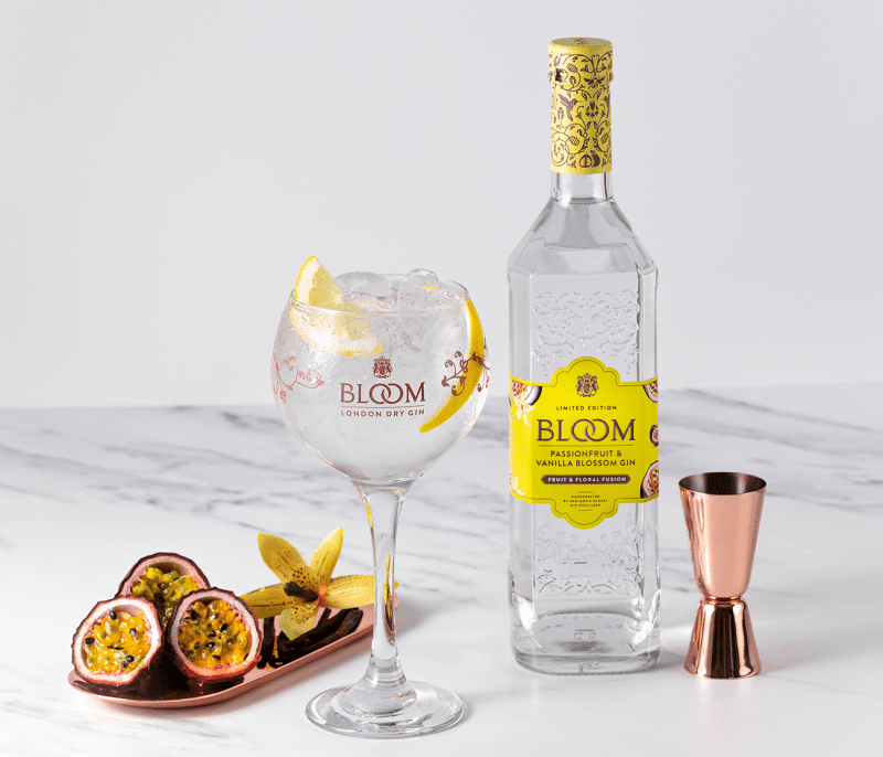 Bloom passionfruit and vanilla blossom gin 22