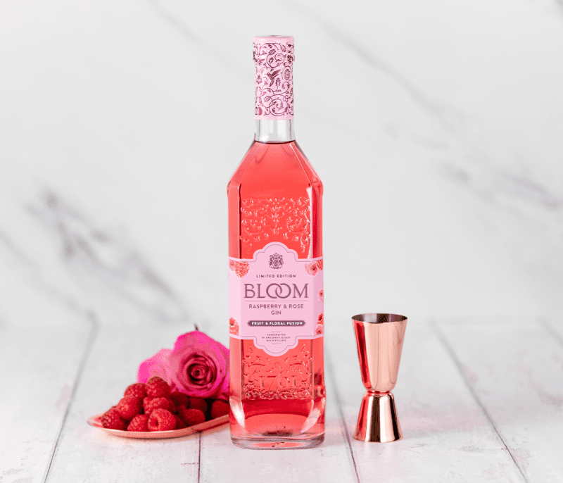 bloom raspberry and rose gin 10