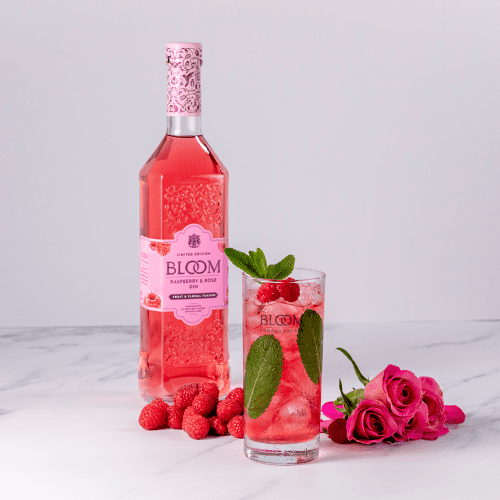 bloom raspberry and rose gin 20