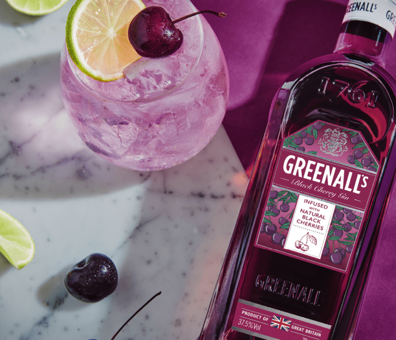 greenalls black cherry gin lifestyle new 1